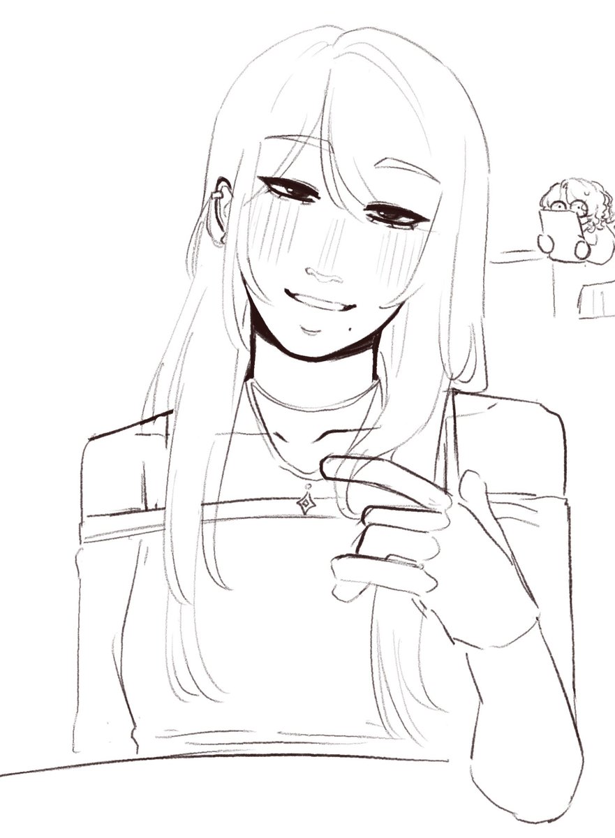 TiredJust1's tweet image. “Penelope” doodle based on the new Patreon video! 

#bistrohuddy