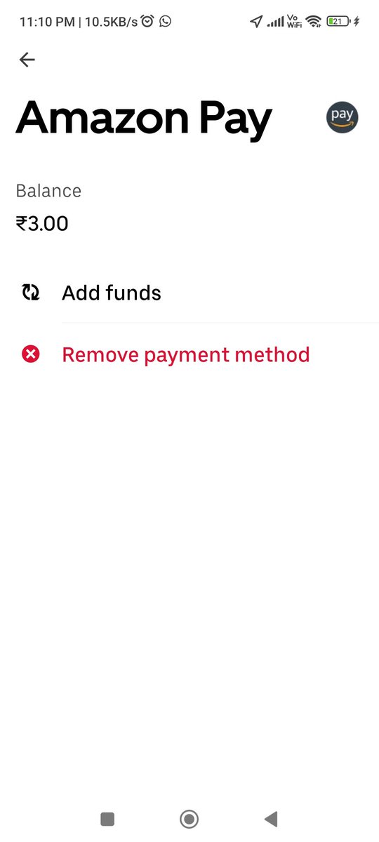 aritrom007's tweet photo. @Uber_India @Uber_Support 
Just recharged ₹350 on Amazon Pay + had ₹51 Uber Cash. Took 5 trips at ₹49 (promo), paid via both. By math, I should have ₹154 left, but Amazon Pay shows only ₹3. Can someone explain this money vanishing trick? https://t.co/MS7NAG81SX