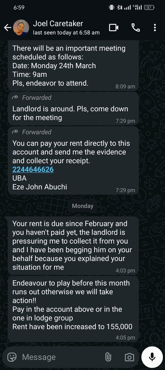 A Tired Nigerian (@nnadi0011) on Twitter photo sir <a href="/NH_Duke/">Duke in the Northern Hemisphere</a> this is the 3rd time am tagging you and I really hope you will see this sir π
Please am trying to complete my rent that expired on February recently someone supported me with 55k and I have been able to pay 60k to the landlord is remaining 95k
Please support me sir sir <a href="/NH_Duke/">Duke in the Northern Hemisphere</a> this is the 3rd time am tagging you and I really hope you will see this sir π
Please am trying to complete my rent that expired on February recently someone supported me with 55k and I have been able to pay 60k to the landlord is remaining 95k
Please support me sir
