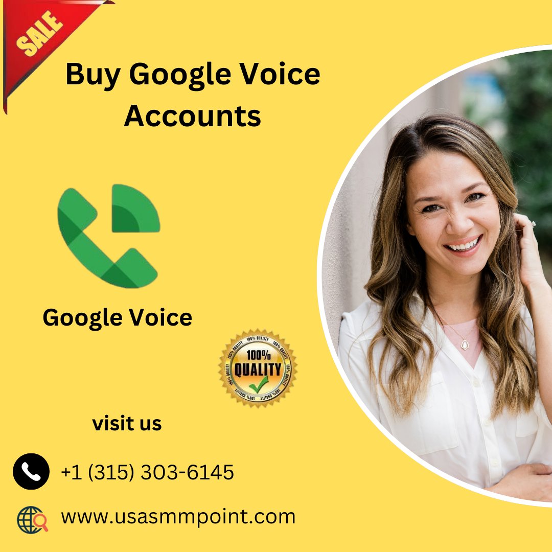 Get low price buy Google Voice Accounts 

#buygooglevoiceaccounts #googlevoice #google #gmail #business #usa #instagram #service #socialmarketing #facebook #canada #usanumber #yahoo #marketing

Web link: usasmmpoint.com/product/buy-go…