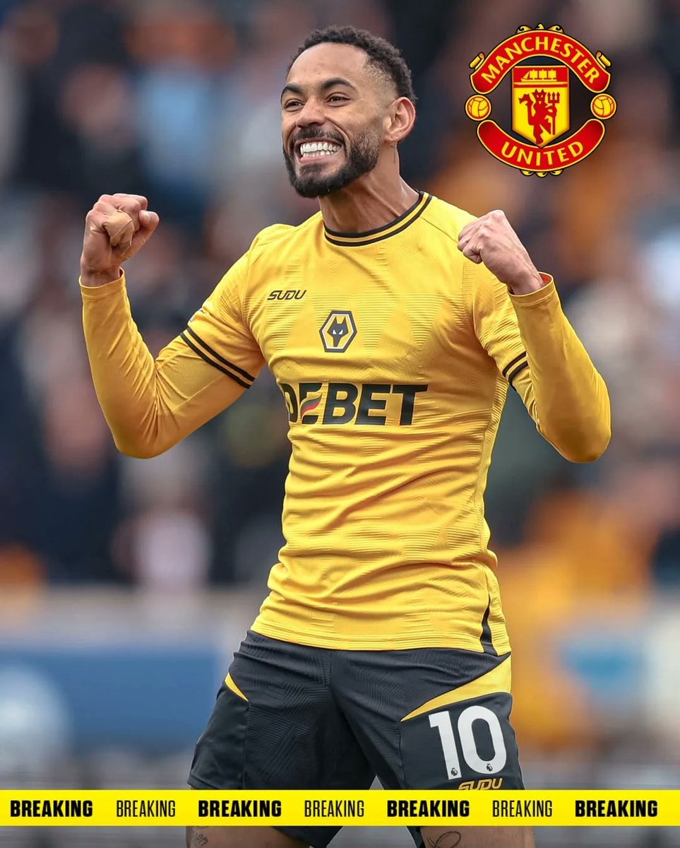TrollFootball's tweet photo. Cunha has agreed to join 16th place Man United from 14th place Wolves. https://t.co/536UINaw3b