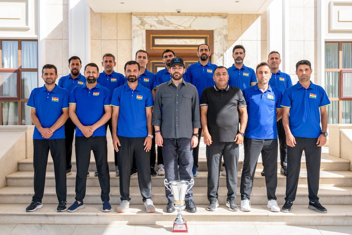 Hassan Shekh Aladin (@hasanaladin_) on Twitter photo His Excellency Idris Nechirvan Barzani, founder of <a href="/RwangaFdn/">Rwanga Foundation</a>, warmly welcomed Erbil’s veteran football team, who proudly represented Kurdistan and claimed the championship title at the Arab Veterans Tournament in Tunisia.
At Rwanga Foundation, we continue to be a catalyst for His Excellency Idris Nechirvan Barzani, founder of <a href="/RwangaFdn/">Rwanga Foundation</a>, warmly welcomed Erbil’s veteran football team, who proudly represented Kurdistan and claimed the championship title at the Arab Veterans Tournament in Tunisia.
At Rwanga Foundation, we continue to be a catalyst for