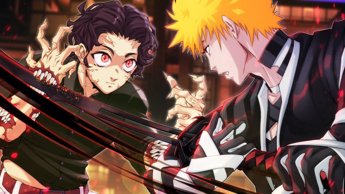 Ichigo_345's tweet photo. "Heading home early. Work went. Ok. 
Time for elden ring . Cuz this account is fucking dead ~ REALLY dead !! . 
No RP at all. 

// Ichigo vs muzan + 12 upper moons .
They will vaporized in 1 hour . https://t.co/DLZkAYEcAO