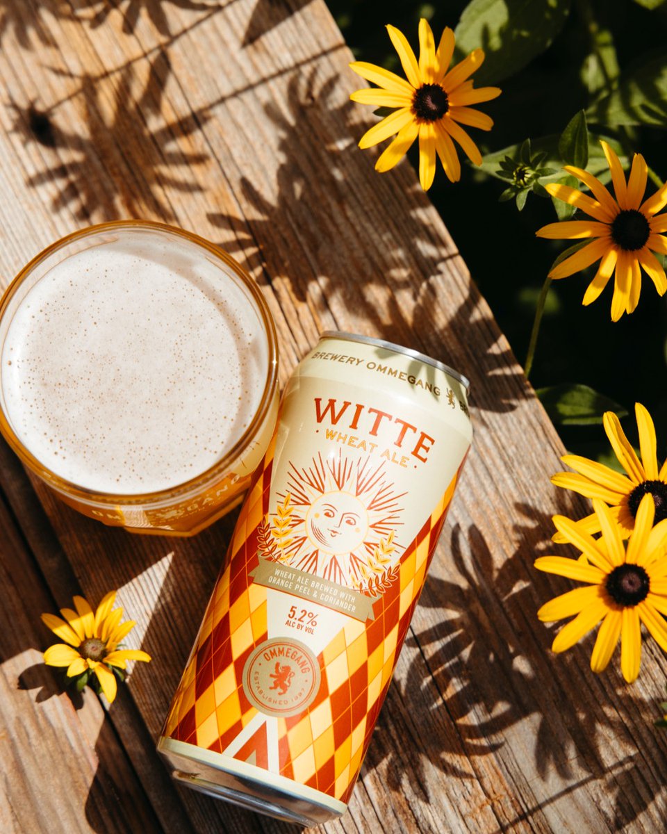Sunshine, citrus, and spiced Witte. ☀️