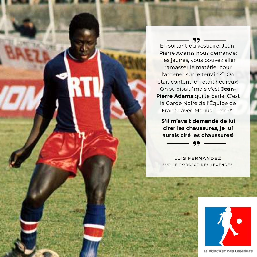 Luis Fernandez se souvient du regretté Jean-Pierre Adams.
Episode complet: tinyurl.com/LuisFernandez1