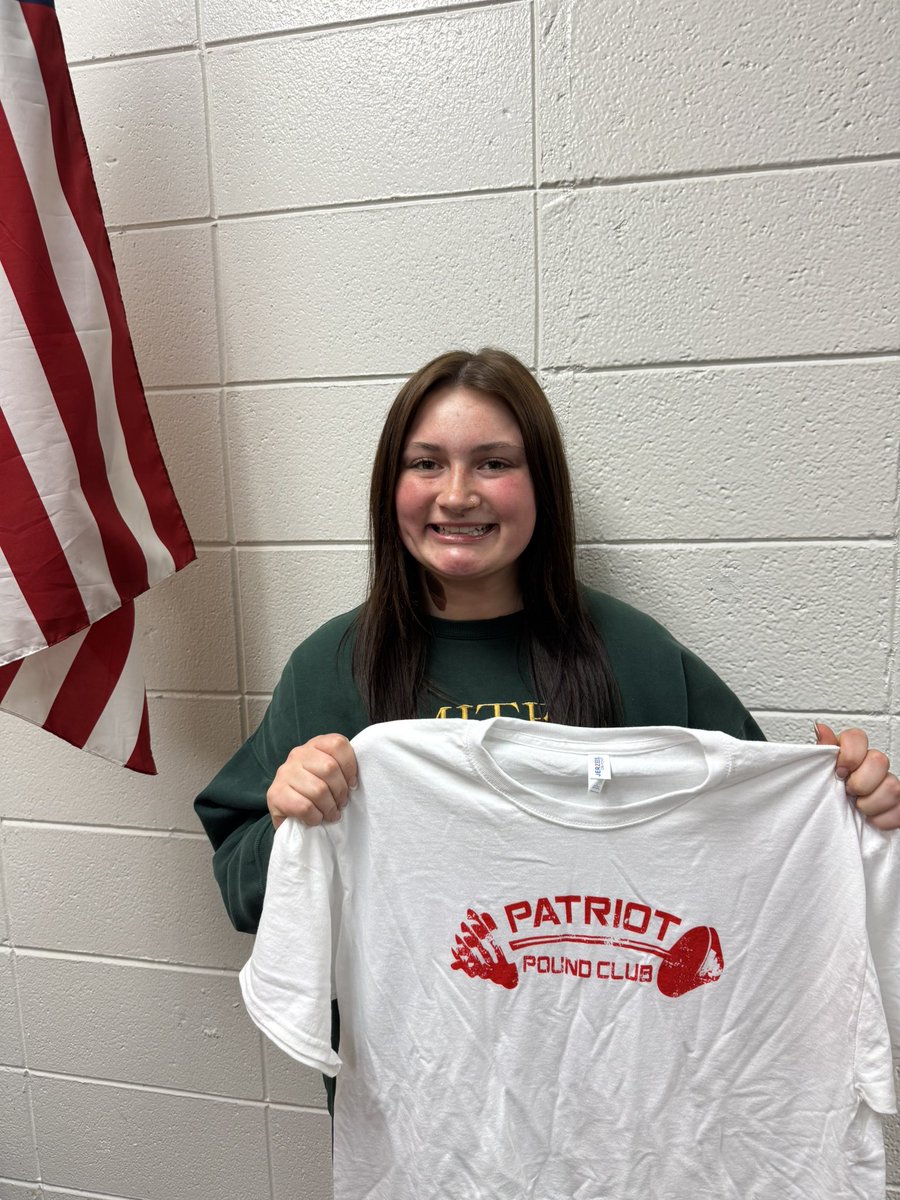 💥 Boom 💥 
Newest member of the Patriot Pound Club: Jocelyn Vergon