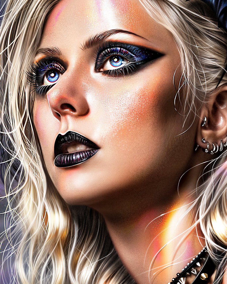 Cosmic Bat 🦇 🖤#taylormomsen #illustration #digitalart #draw #woman #bat #blonde #theprettyreckless #digitalpainting #wacom #adobe