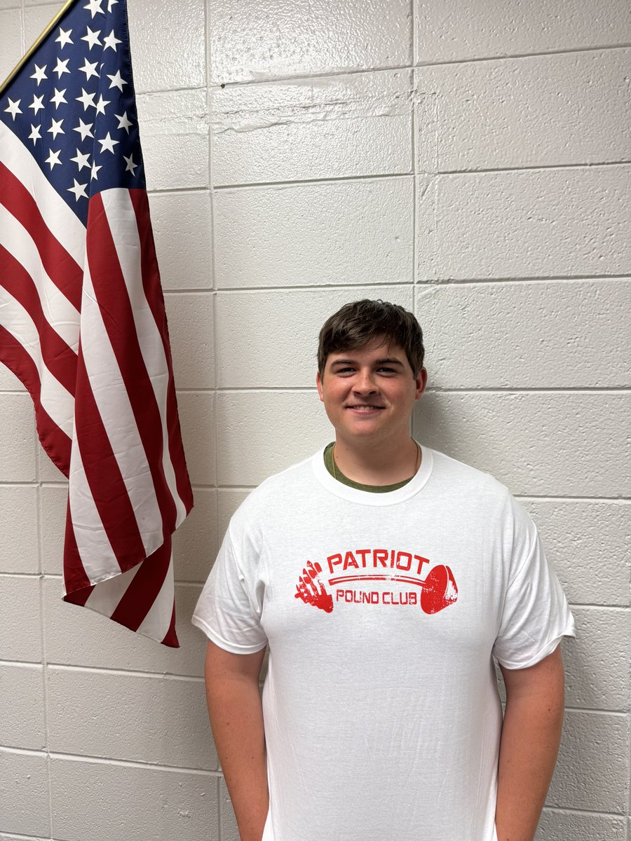 💥 Boom 💥 
Newest member of the Patriot Pound Club: Brock Taylor