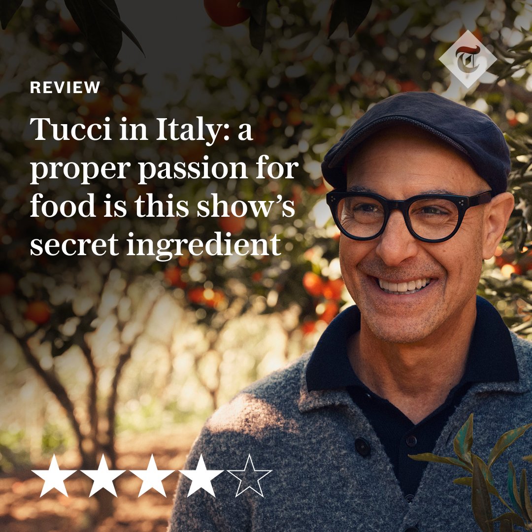 🗣️ "This may not be Stanley Tucci’s first foray into Italian cuisine, but he continues to uncover fresh stories and flavours."

Read our full review of Tucci in Italy here ⤵️
telegraph.co.uk/tv/0/tucci-in-…