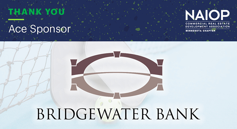 NAIOP Minnesota (@naiop_mn) on Twitter photo Many thanks to <a href="/bwbminnesota/">Bridgewater Bank</a> for being the Ace Sponsor for NAIOP's inaugural Pickle For A Purpose tournament! 👏🎉Our competitors as well as our charity partner, <a href="/FoldsofHonor/">Folds of Honor</a>, appreciate your support. Many thanks to <a href="/bwbminnesota/">Bridgewater Bank</a> for being the Ace Sponsor for NAIOP's inaugural Pickle For A Purpose tournament! 👏🎉Our competitors as well as our charity partner, <a href="/FoldsofHonor/">Folds of Honor</a>, appreciate your support.