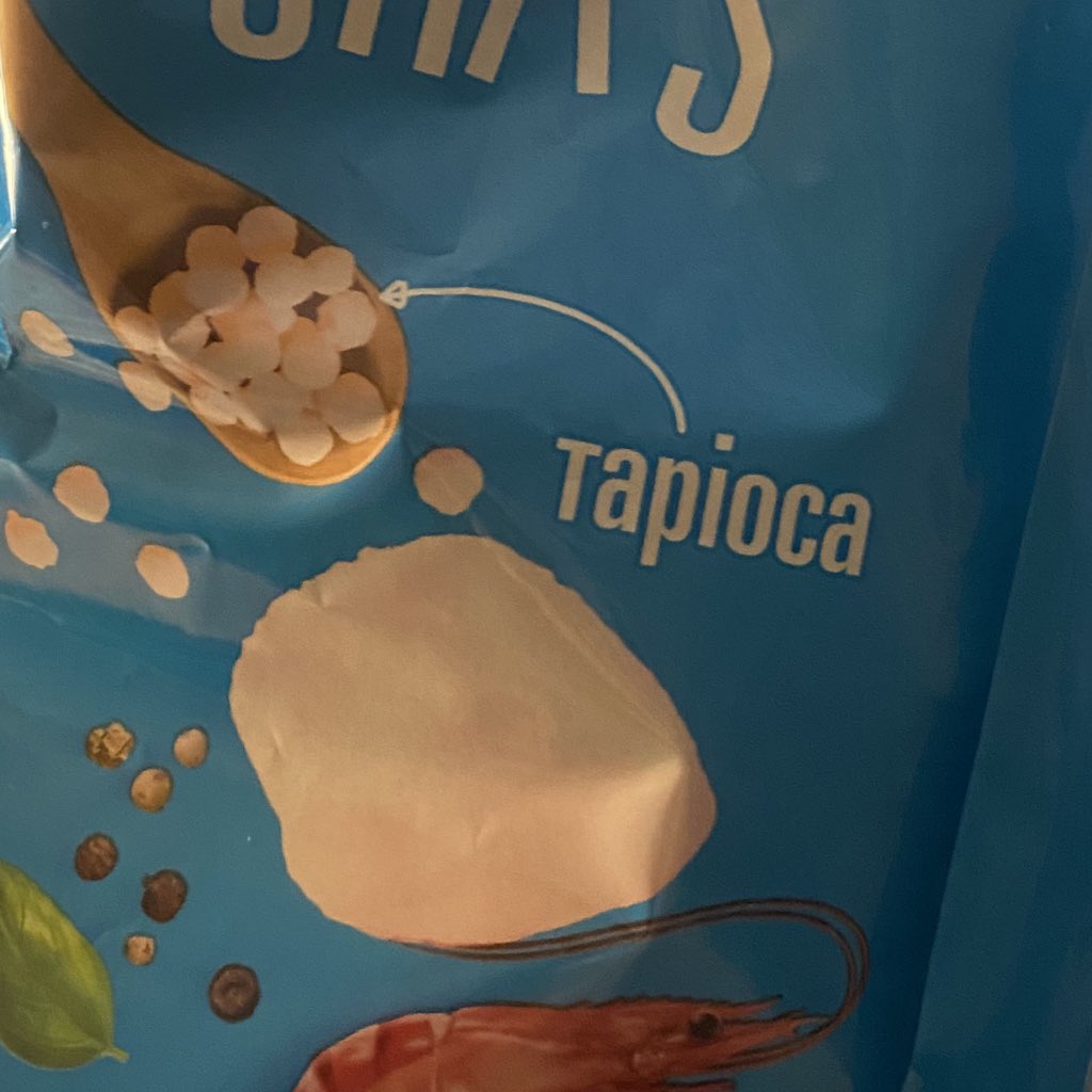 сиджу, я думаю, в що таке «таріоса».

це тапіока пише