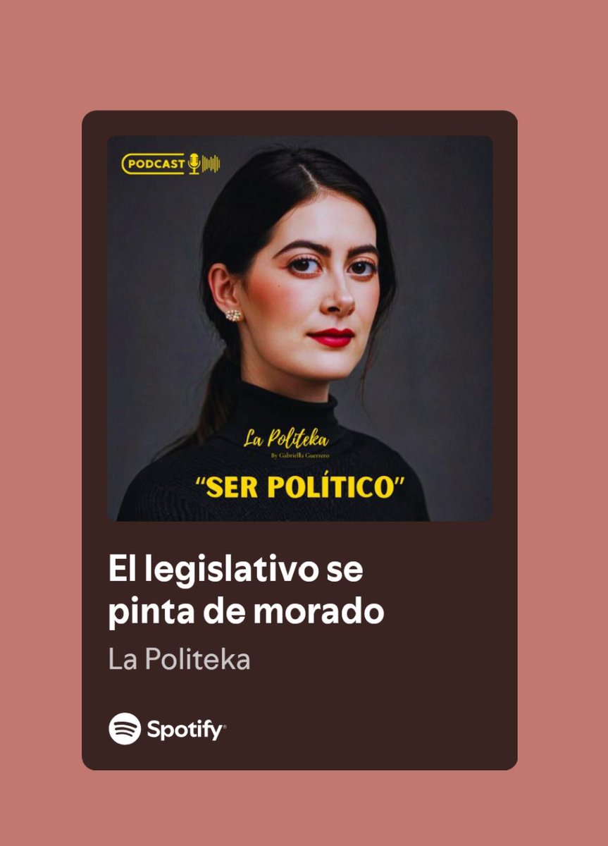 Muchísimas gracias en verdad por esto! Acá se los dejo 😉

PODCAST: open.spotify.com/episode/6Y2Q8f…