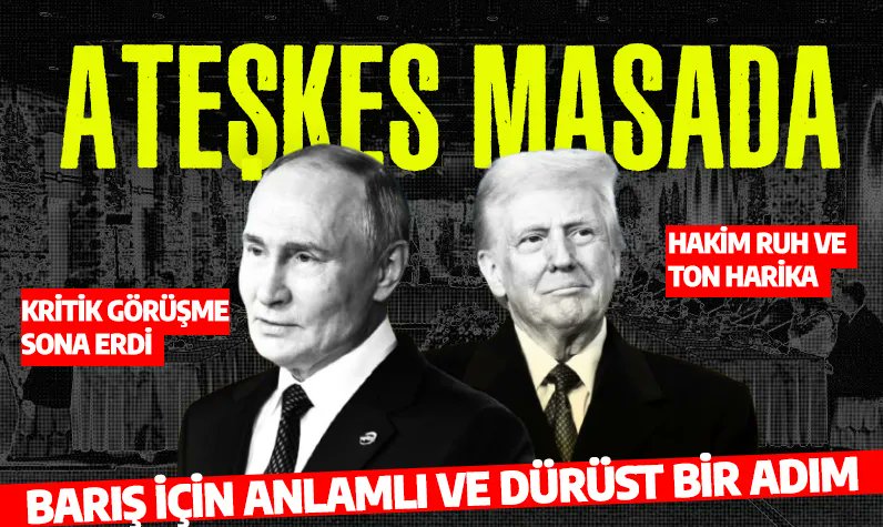 Trump ve Putin görüştü: "Barış için anlamlı ve dürüst bir adım"

trhaber.com/gundem/trump-v…