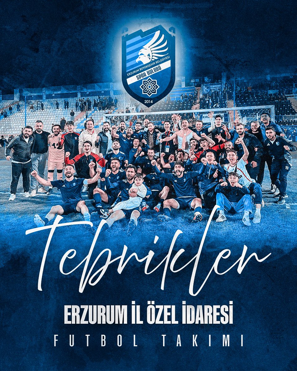 Yeni sezonda şehrimizi Bölgesel Amatör Ligi’nde (BAL) temsil edecek olan Erzurum İl Özel İdaresi Futbol Takımını tebrik ediyor, 3. Lig yolunda başarılar diliyoruz.