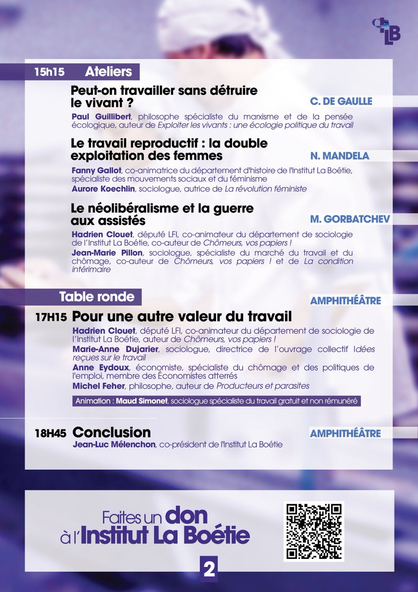 💼🏗️ Découvrez le programme complet de notre colloque exceptionnel « La valeur travail, à quel prix ? »

Rendez-vous ce samedi 24 mai pour tout comprendre aux enjeux réels du travail.

👉 Inscrivez-vous ici : actionpopulaire.fr/formulaires/il…