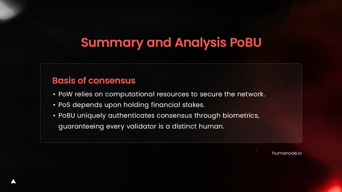 humanode_io's tweet photo. PoW = machines.
PoS = money.
PoBU = real, unique humans.

Which one do you trust? https://t.co/XJhNEvYGks