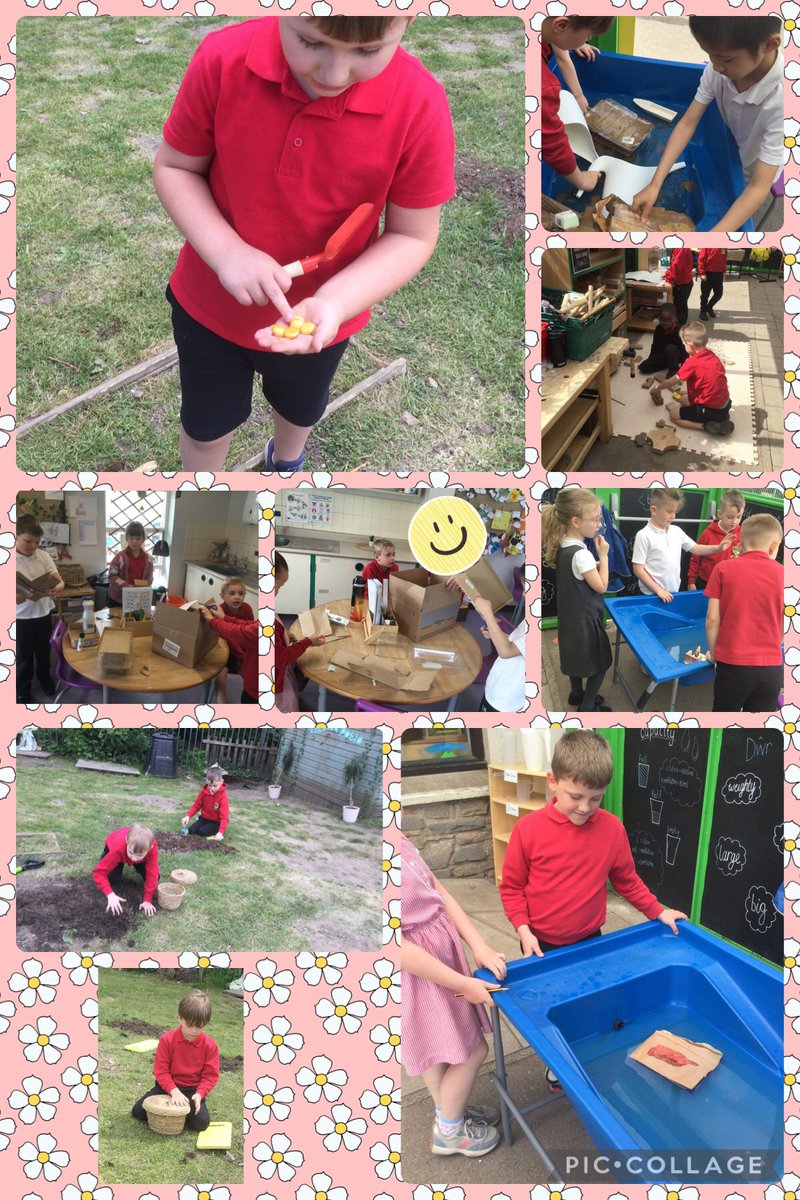 Dosbarth pump have worked well today by digging holes to find the gold coins, using different materials to make a boat to see which one floats and building a sports attraction in the block play 😀 Da iawn blant! <a href="/MissABrown95/">Mrs Phillips</a> <a href="/garntegprimary/">Garnteg Primary</a>