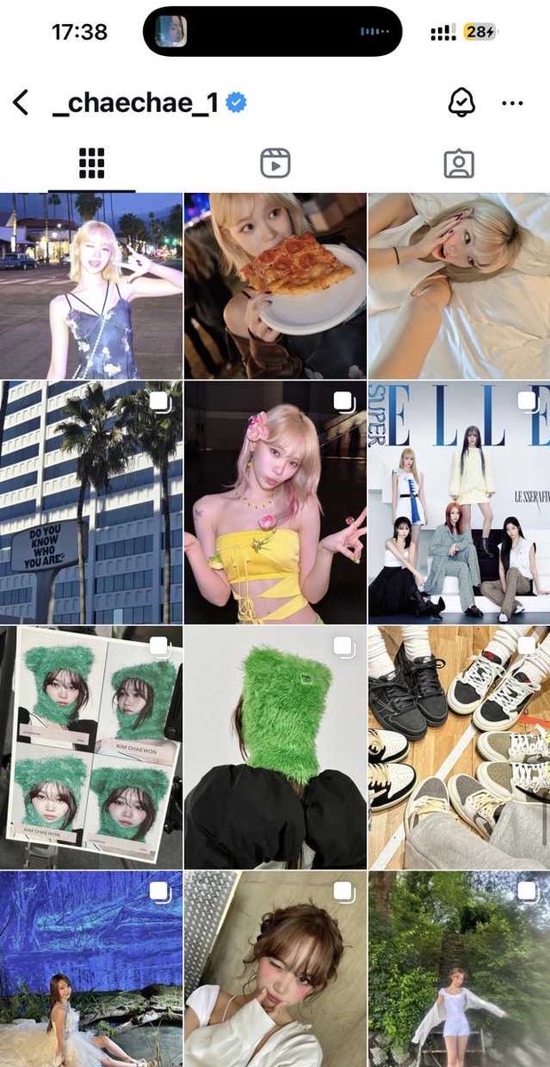 chaewcrouu's tweet photo. she mass archived her ig around 6pm on May 19th in Japan with more than 11 posts gone in the crazy era alone. Last time she did so was on 8/26/2023. https://t.co/ZAIbBbWhli