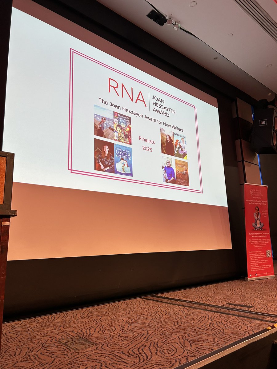 RNAtweets's tweet photo. And the winner of The Joan Hessayon Award for New Writers is Katy Summers  Congratulations!
#RNARomanticNovelAwards2025 #RespectRomFic https://t.co/EaVqbcoxyx