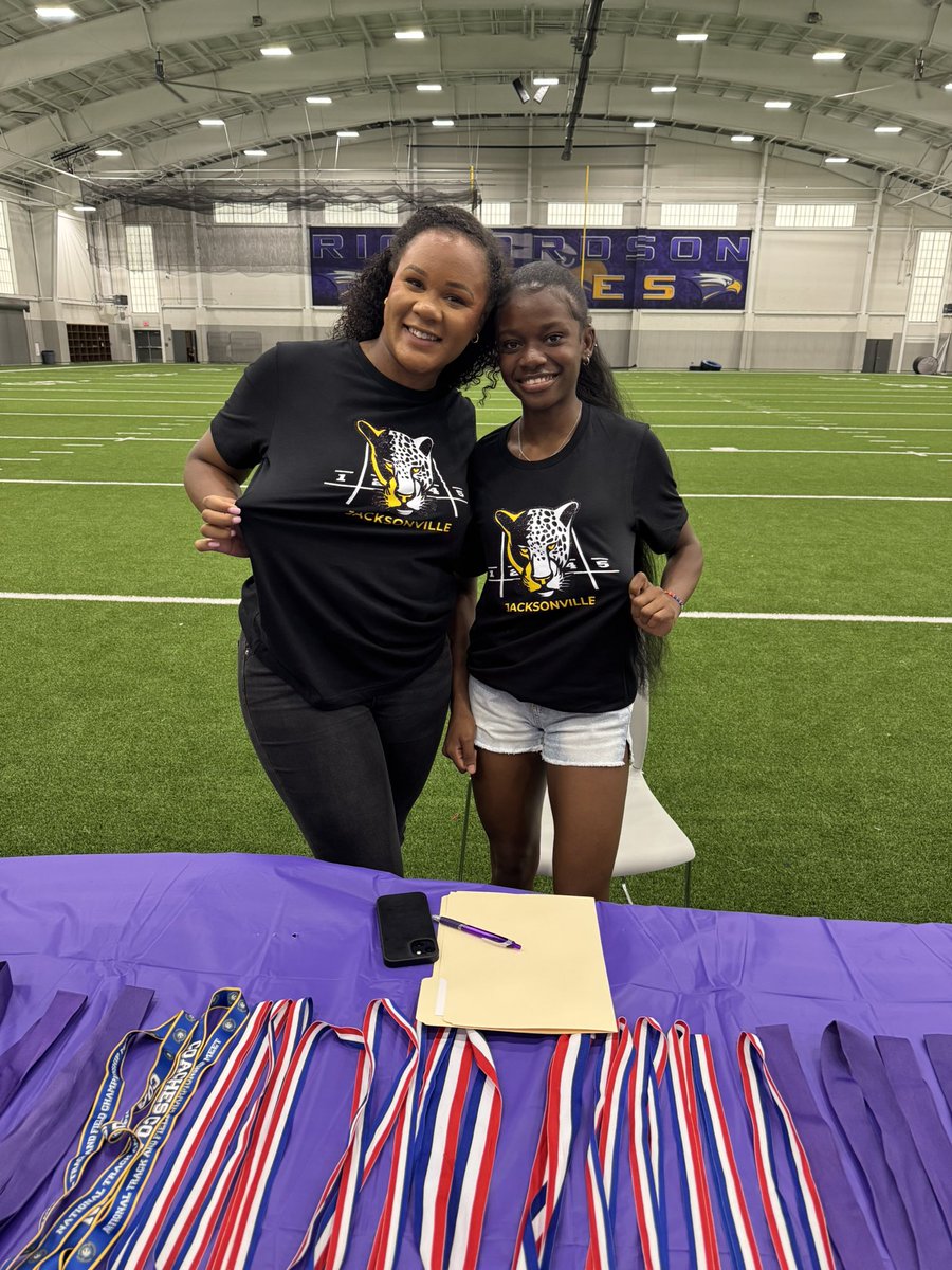 My girl SIGNED !!!!! I’m so proud of you ! Your accolades &amp; medals speak to how hard you work and persevered. I am so proud to know you found a place like <a href="/jvillecollegeXC/">Jacksonville College XC/TF</a> to help you grow further and push you harder! Trust in the Lord in all things ! 🤍