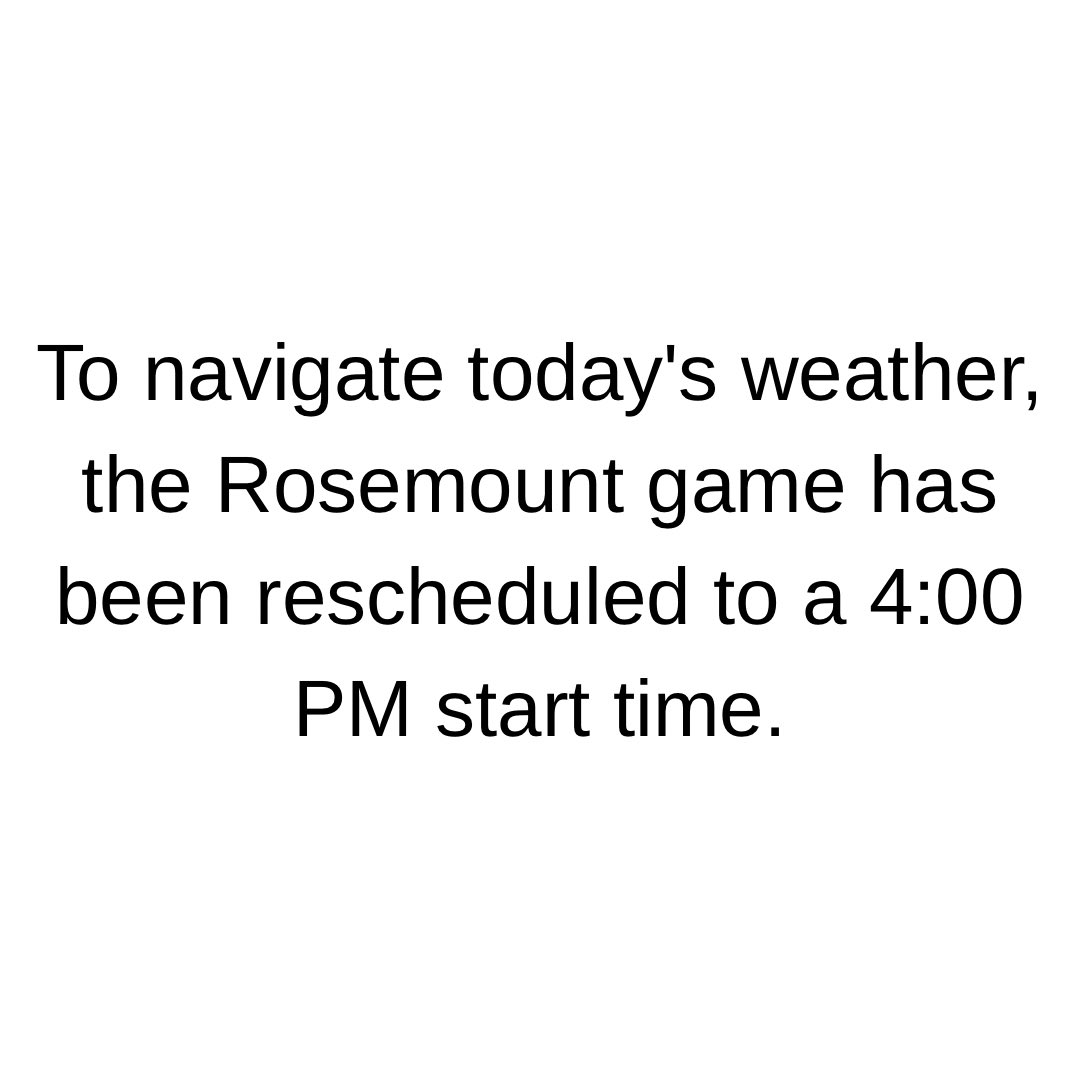 BHSSoftball (@bhssoftball2019) on Twitter photo 4:00 pm start for TODAY’S game against Rosemount! 4:00 pm start for TODAY’S game against Rosemount!