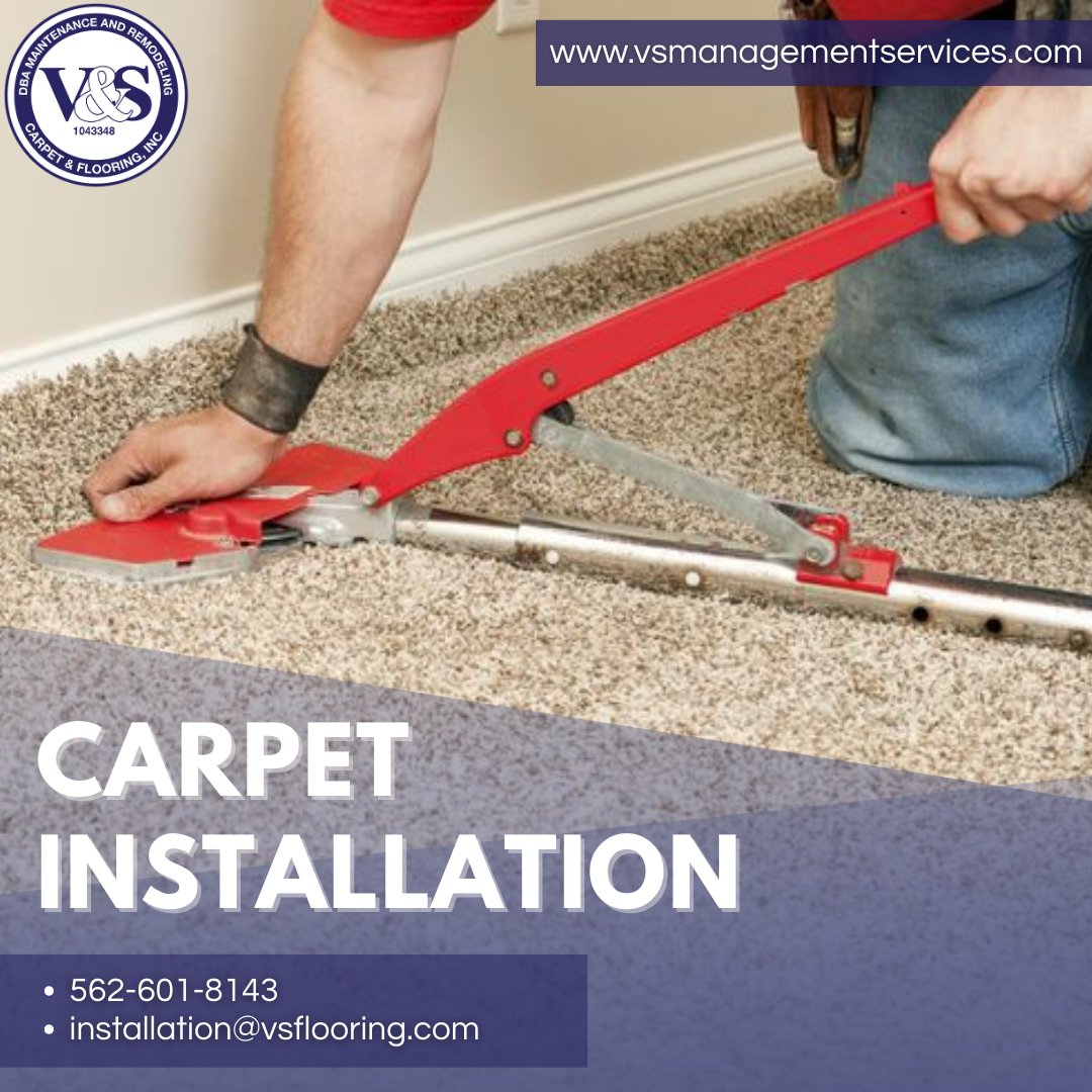 vscorporations's tweet photo. ✨ Renew your spaces with professional carpet installation! ✨
At V&amp;S Installation we offer carpet installation service with impeccable finishes, quality materials and attention to detail.🏠💼

📞 Contact us today for a free quote!

#VSInstallation #CarpetInstallation https://t.co/D40E6lCUUO