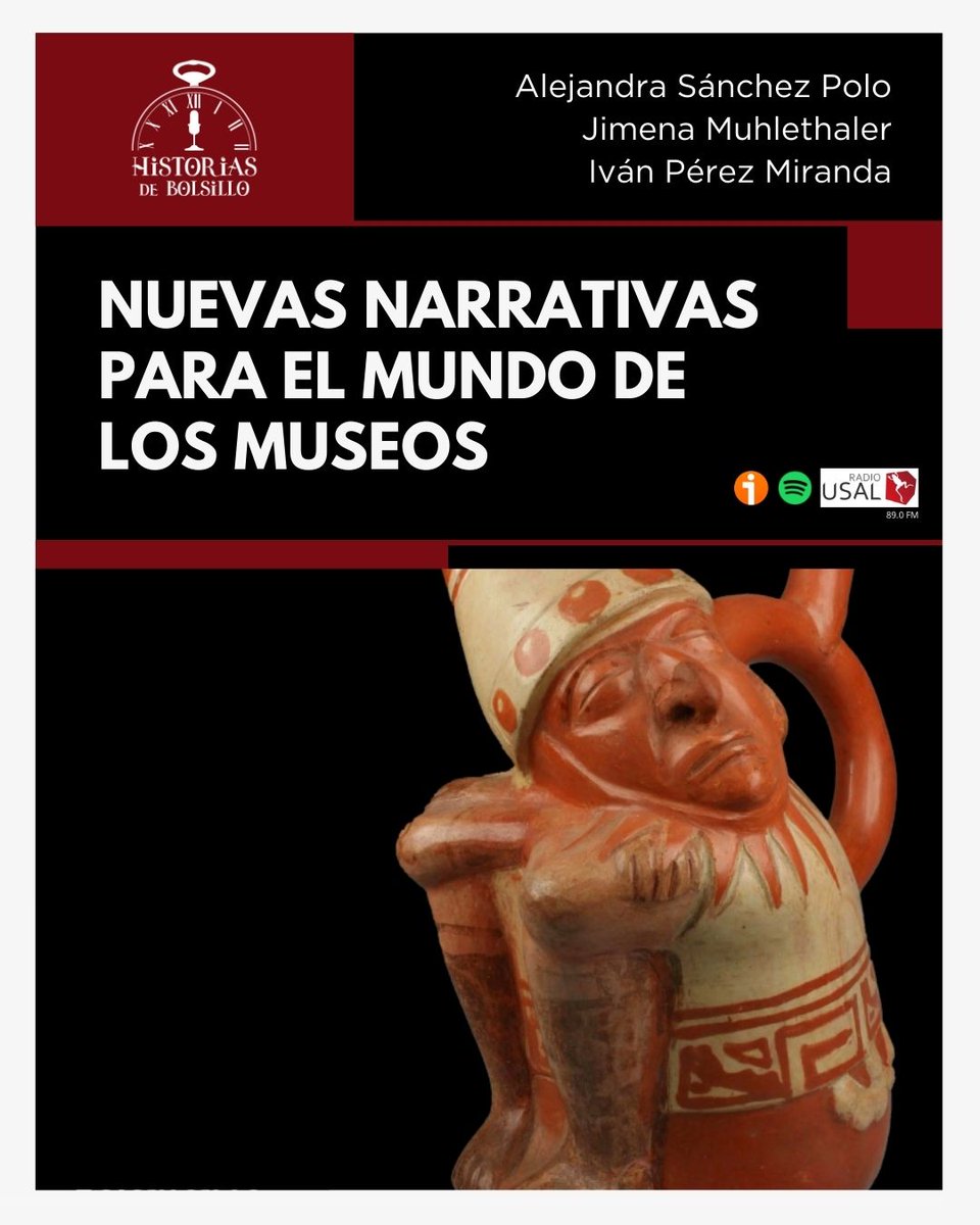 Hasdebolsillo's tweet photo. ¿Qué piensas cuando recorres los pasillos de un museo? ¿Alguna vez has pensado en la cantidad de trabajo y en la profunda reflexión que hay detrás de cada exposición? Las coordinadoras del nuevo número de El Futuro del Pasado nos lo cuentan.  

🔊 https://t.co/VIp4yfWQ4h https://t.co/tF4h5O5W7m