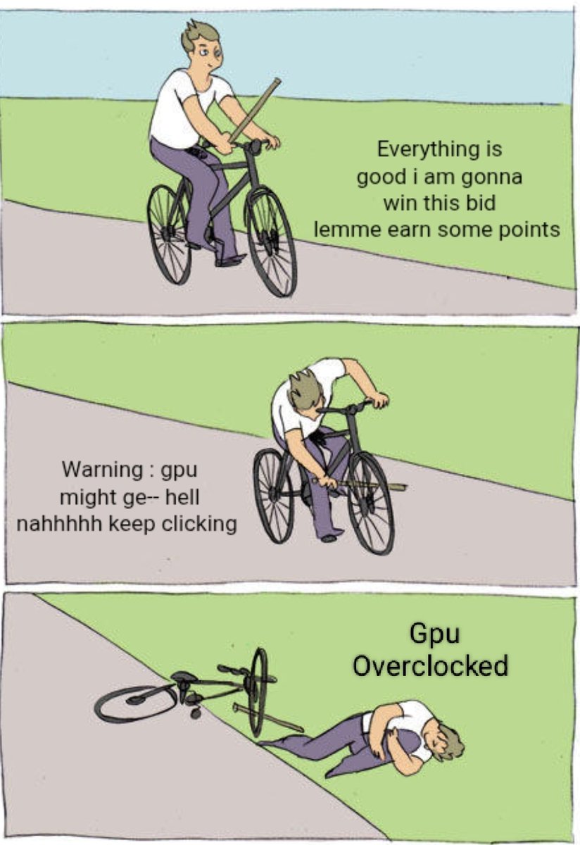 crypto77777771's tweet photo. @advaith a meme for the stage 2 provers!
Apologies in advance ik i am not a good memer or a content creater but i am trying these new thingss
would appreciate a feedback or if anyone can help me with some guide on how i should go with @SuccinctLabs
GPROVEEEEE
#bluteam https://t.co/1RZewDVF7I
