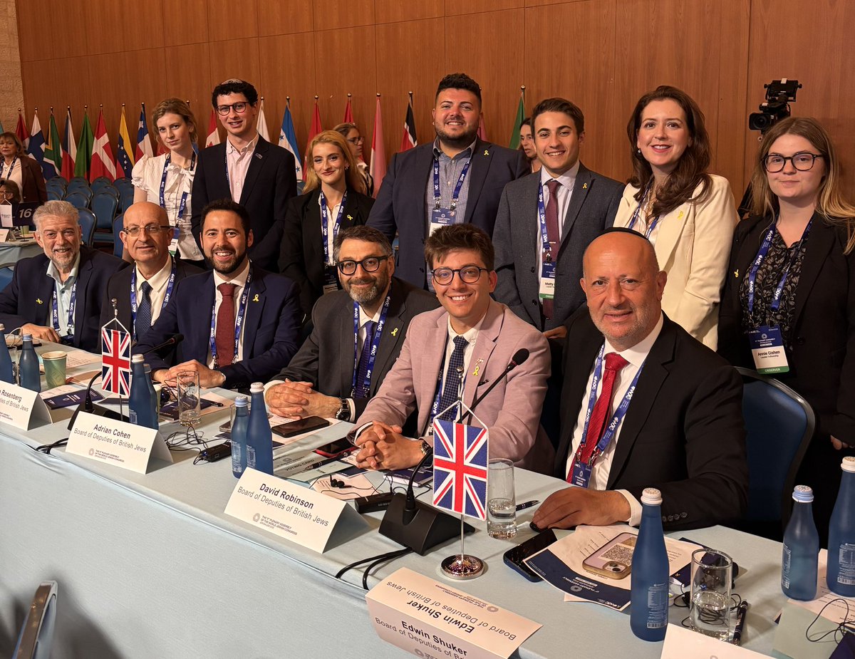 Phil Rosenberg (@philr_r) on Twitter photo Great to see such a strong UK presence here at <a href="/WorldJewishCong/">World Jewish Congress</a> General Assembly. Both <a href="/BoardofDeputies/">Board of Deputies of British Jews</a> delegation and other young UK leaders. Great to see such a strong UK presence here at <a href="/WorldJewishCong/">World Jewish Congress</a> General Assembly. Both <a href="/BoardofDeputies/">Board of Deputies of British Jews</a> delegation and other young UK leaders.