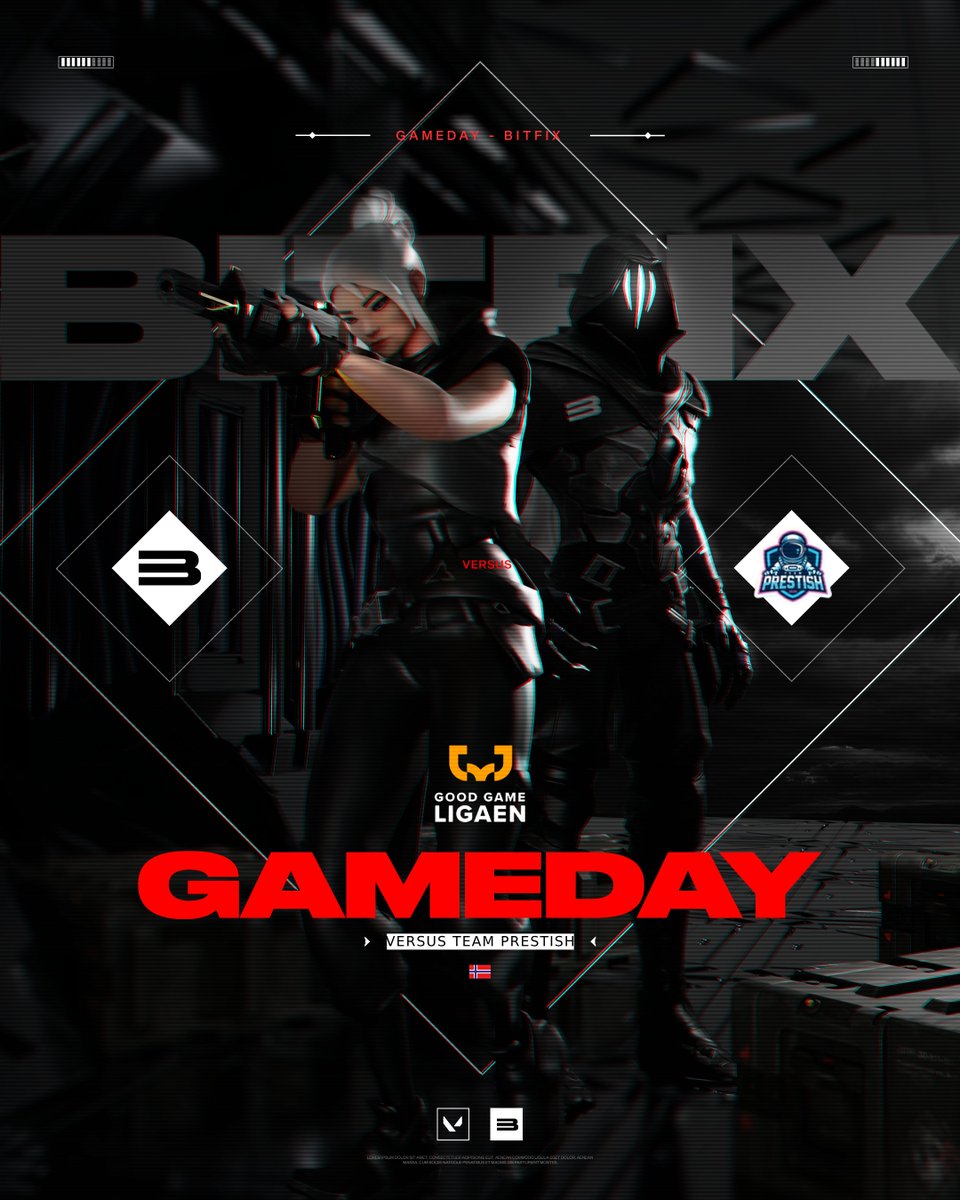 Bitfix Gaming (@bfgnorway) on Twitter photo GAMEDAY | #VALORANT | <a href="/ggligaen/">Good Game-ligaen</a> ๐ณ๐ด
Final round of the regular season - weโre live NOW ๐
BFG Rising Talents vs <a href="/TeamPrestish/">TEAM PRESTISH ๐ณ๐ด</a>
๐บ twitch.tv/es1xo
๐๏ธ <a href="/ES1xo/">Erlend ๐ซ</a>
#BFGRT #GGL GAMEDAY | #VALORANT | <a href="/ggligaen/">Good Game-ligaen</a> ๐ณ๐ด
Final round of the regular season - weโre live NOW ๐
BFG Rising Talents vs <a href="/TeamPrestish/">TEAM PRESTISH ๐ณ๐ด</a>
๐บ twitch.tv/es1xo
๐๏ธ <a href="/ES1xo/">Erlend ๐ซ</a>
#BFGRT #GGL