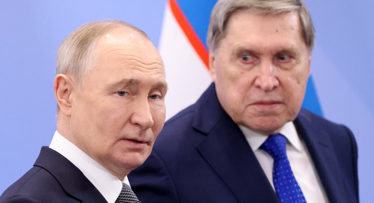 front_ukrainian's tweet photo. ❗️Trump allegedly stated that he sees Russia as one of the key trade and economic partners of the US after the "settlement" in Ukraine, - Putin aide Ushakov https://t.co/JrkkPEUGRq