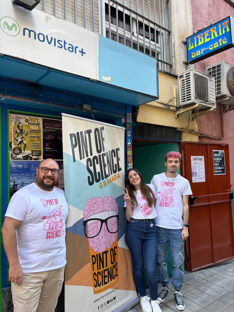 cienciabaresGRA's tweet photo. 🙌🏻 Os esperamos en la @LIBERIApub donde los ponentes de la primera jornada del #Pint25GRA están listas para contaros cosas muy interesantes en torno a la temática #PLANETATIERRA 🌍 y ⚙️#TECHMEOUT
@pintofscienceES @parqueciencias @canalugr @DaSCI_es @bioevolbea @LIBERIApub https://t.co/5ttZS8E5WO