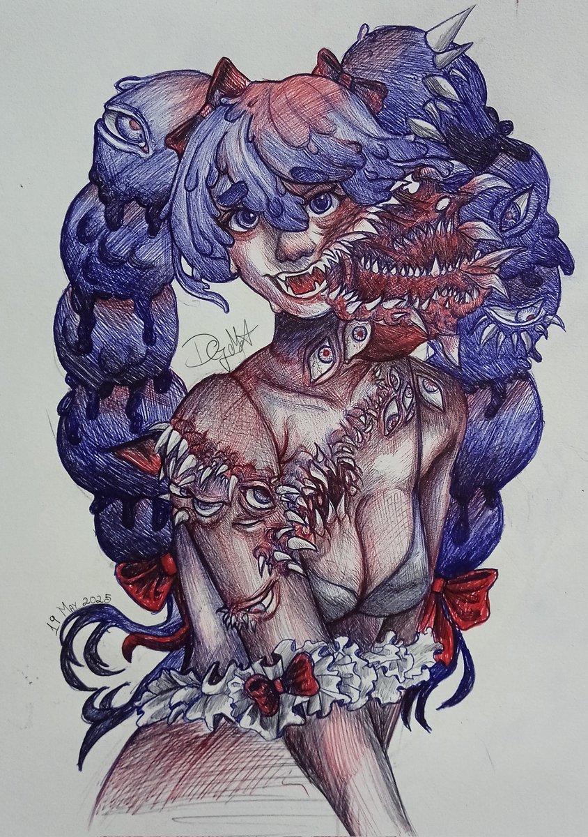 __Marial__'s tweet photo. #softgore #art #traditionalart https://t.co/jTcYzvJyP9