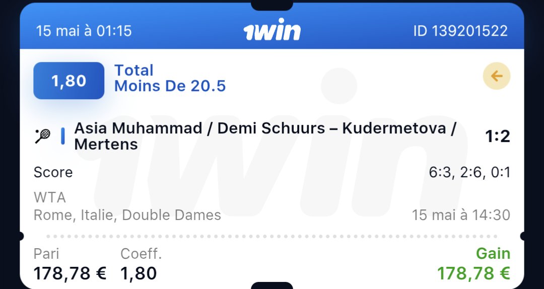Annulation de paris gagnants 24h APRÈS l'événement... Je déconseille fortement ❌⚠️1Win⚠️❌ Ces annulations sont abusives et honteuses !

<a href="/1win_fr/">1win French</a> <a href="/1winPro/">1win</a> <a href="/1win/">1win</a>
