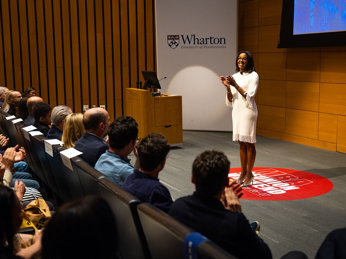 Erika H. James (@erikahjames) on Twitter photo Four #WhartonGrad ceremonies mixed with #WhartonReunion... always a highlight weekend of the <a href="/Wharton/">The Wharton School</a> year!
I am blown away by the strength in numbers we have in our network. Congrats to the Class of 2025, and a heartfelt thanks to the many familiar faces who returned to campus. Four #WhartonGrad ceremonies mixed with #WhartonReunion... always a highlight weekend of the <a href="/Wharton/">The Wharton School</a> year!
I am blown away by the strength in numbers we have in our network. Congrats to the Class of 2025, and a heartfelt thanks to the many familiar faces who returned to campus.