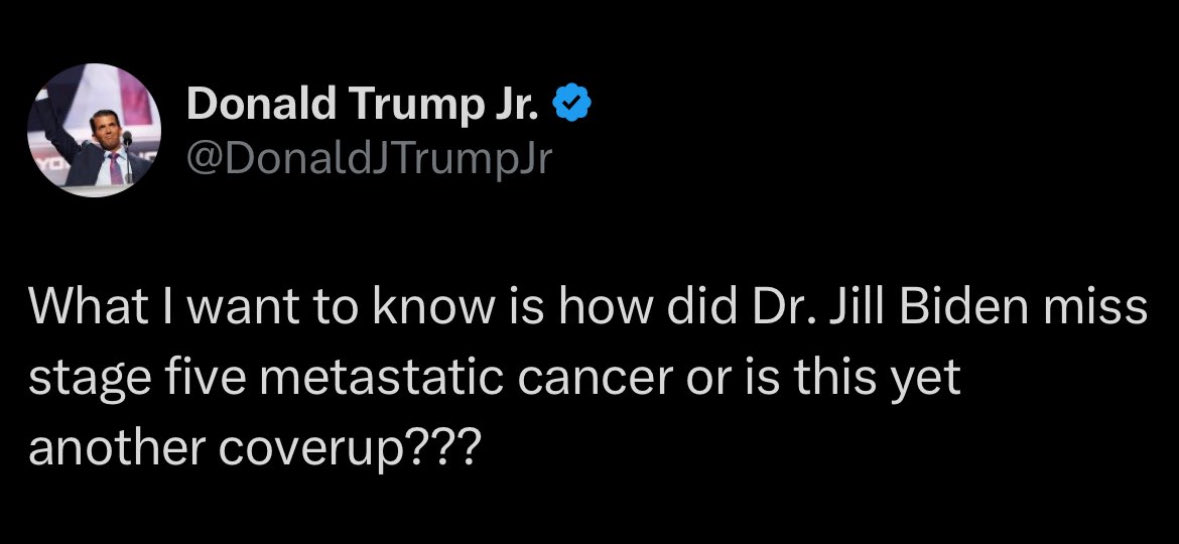 Mark Twain said "It's better to remain silent and be thought a fool than to speak and remove all doubt.” There is no such thing as “stage 5 cancer.” And she is not a “medical” doctor. Never claimed to be. Know the difference. Good, Lord.