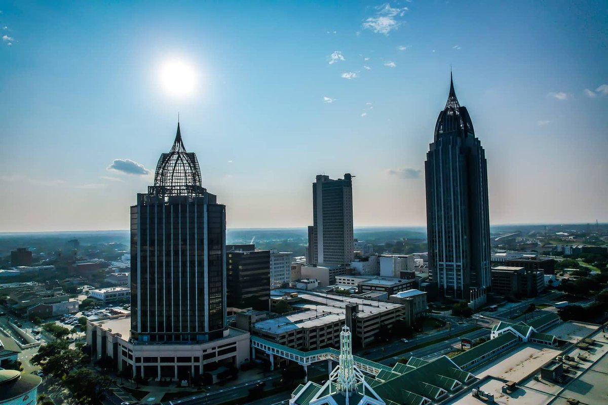 Rise and shine, Mobile! ☀️ 

📸: bigger_picture_aerial on IG