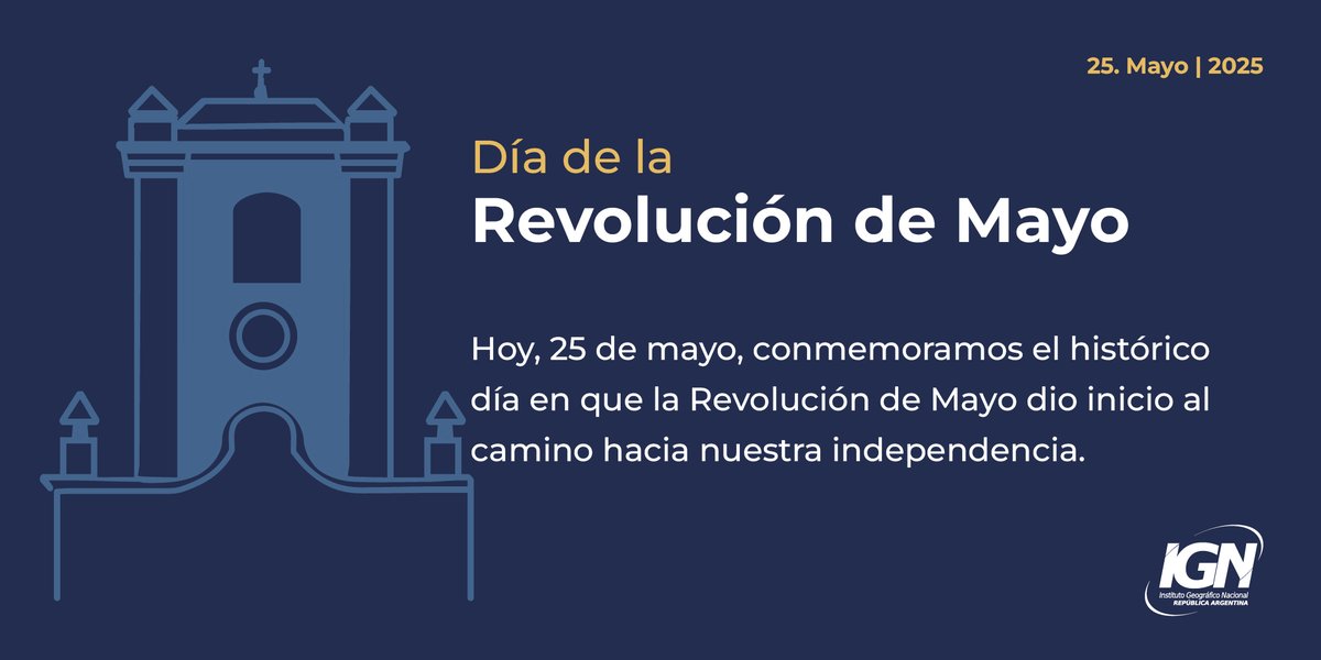 ARGENTINAIGN's tweet photo. 🇦🇷 25 de mayo de 1810
Desde el IGN compartimos un mapa temático realizado con nuestra herramienta #ArgenMap, en el que georreferenciamos los lugares de origen de los integrantes del Primer Gobierno Patrio.
👉 https://t.co/MytMncJi0o
Explorá, conocé y compartí.
#25DeMayo #IGN https://t.co/8DGUGCJlsX