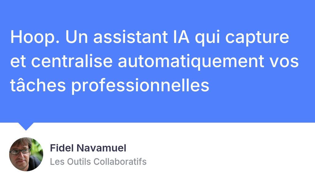 Une capture intelligente de vos tâches qui ne laisse rien échapper

Lire la suite 👉 lttr.ai/AevsQ

#iA #GestionDeTâches