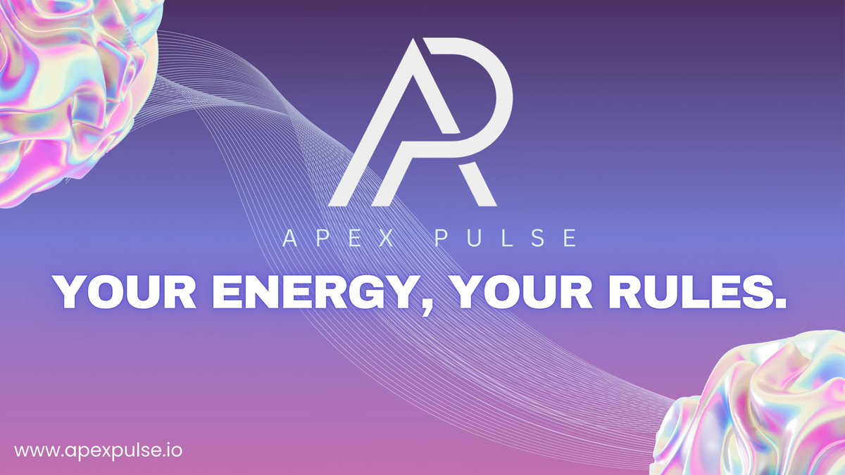 ApexPulseio's tweet photo. ⚡ Why just consume energy when you can control it?
With ApexPulse, you decide how your power is used, traded, and earned‼️
$APS 💥 gives you ownership in the grid and rewards for being part of the movement.
🌎 https://t.co/5Pt2q4cIRe
#APS #ApexPulse #OwnThePower #DeFiEnergy https://t.co/vRgRvIrpVp