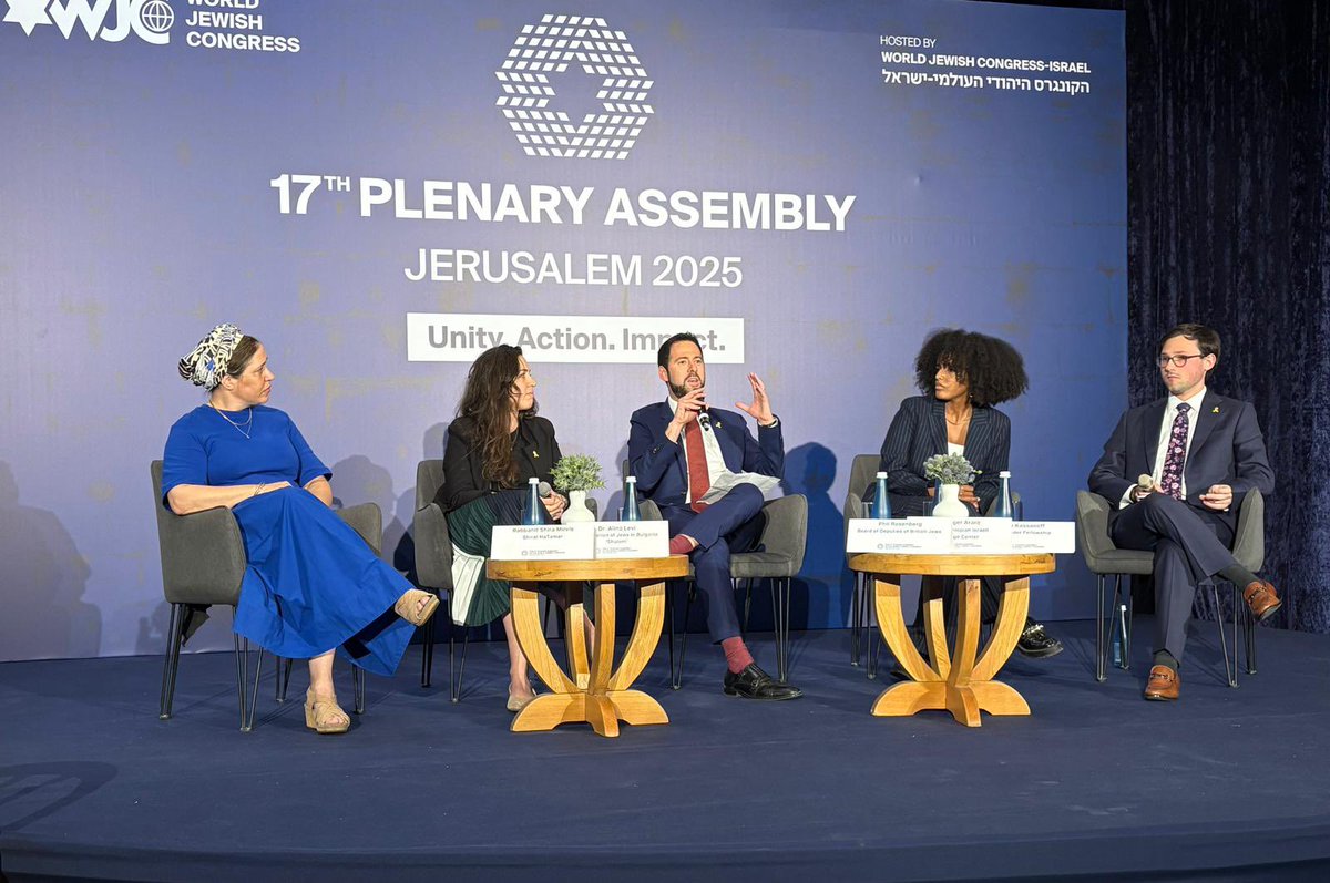 Phil Rosenberg (@philr_r) on Twitter photo Enjoyed participating in <a href="/WorldJewishCong/">World Jewish Congress</a> General Assembly side session on Jewish Leadership for Today’s Challenges and Tomorrow’s Future, sharing our approach <a href="/BoardofDeputies/">Board of Deputies of British Jews</a> alongside colleagues from 🇧🇬 🇮🇱 🇺🇸 Enjoyed participating in <a href="/WorldJewishCong/">World Jewish Congress</a> General Assembly side session on Jewish Leadership for Today’s Challenges and Tomorrow’s Future, sharing our approach <a href="/BoardofDeputies/">Board of Deputies of British Jews</a> alongside colleagues from 🇧🇬 🇮🇱 🇺🇸