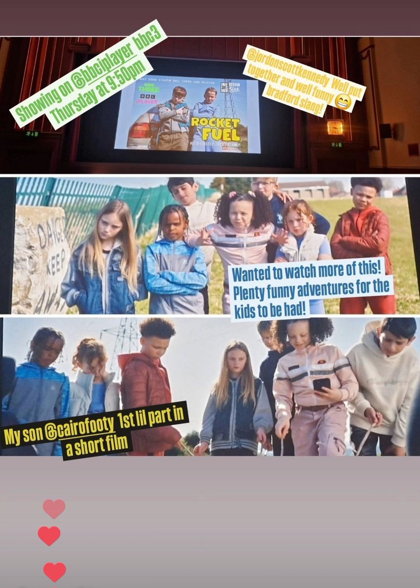 My sons 1st little part in a short film shot in #Bradford for <a href="/bbcthree/">BBC Three</a>  #JordanScottKennedy Film #Comedy #Funny out on #bbcthree this Thursday at 9:50pm 😎👏🏿#RocketFuel