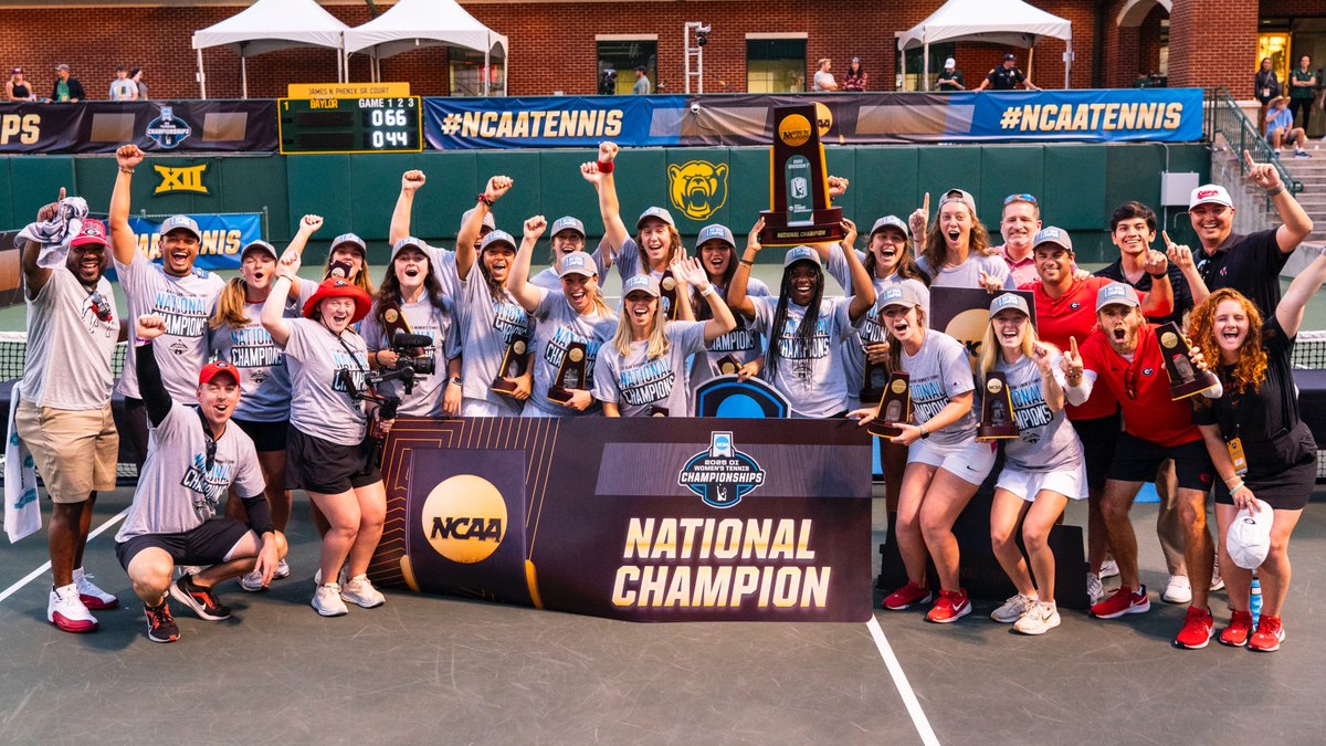 GAFollowers's tweet image. Congratulations to UGA Women's Tennis on winning the National Championship! 🏆🙌🥳