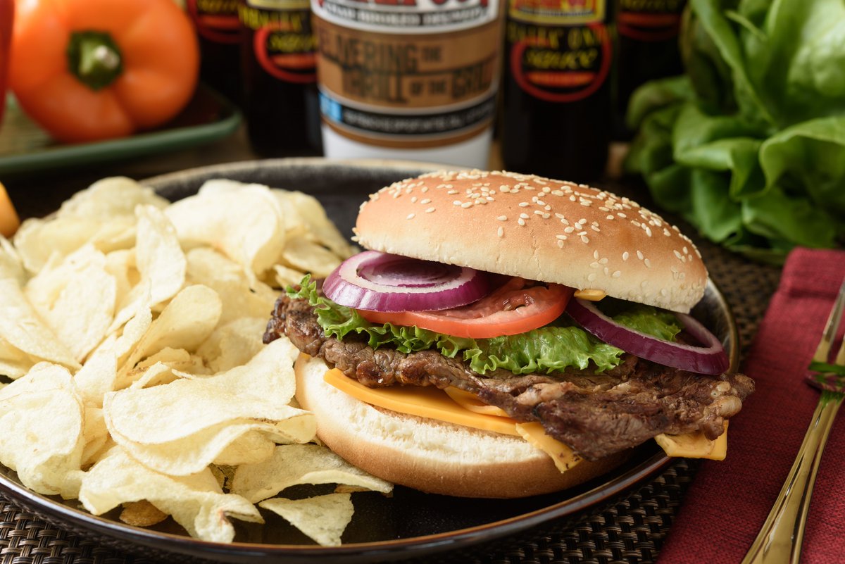 This is what we call a sandwich. The best part? We #deliver! steakout.com #ribeyesteaksandwich