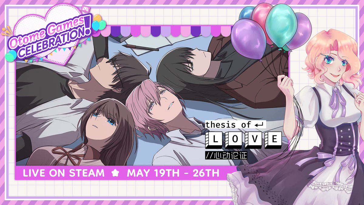 ThunderBanana0's tweet image. Thesis of Love is participating Otome Games Celebration on Steam NOW!
If you haven’t, it’s time to try the demo🕹️
If you find the game interesting, I’d appreciate a wishlist💕💕
store.steampowered.com/app/2110150/Th…