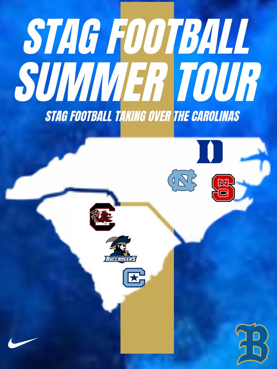 Berkeley Football (@berkeleystagsfb) on Twitter photo Stags are hitting the road this summer! #BetterAtBerkeley
<a href="/StagsRecruiting/">Stags Football Recruiting</a> <a href="/elodge4/">Eric Lodge</a> Stags are hitting the road this summer! #BetterAtBerkeley
<a href="/StagsRecruiting/">Stags Football Recruiting</a> <a href="/elodge4/">Eric Lodge</a>
