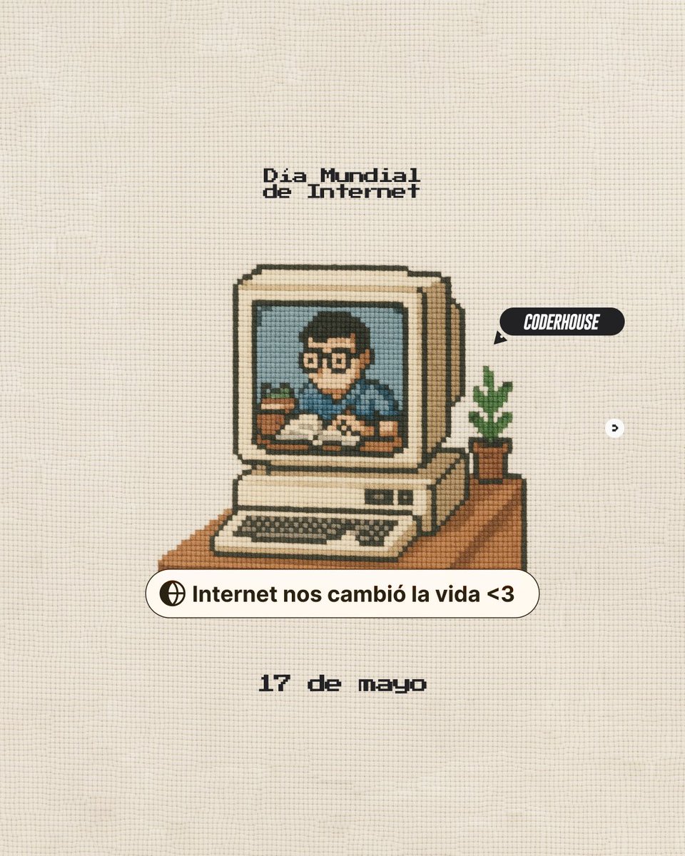 coderhouse's tweet image. Internet no es solo para scrollear.
Es el lugar donde aprendés, trabajás, conocés gente, buscás oportunidades y hasta cambiás de rumbo.
Hoy más que nunca, internet es tu herramienta más poderosa.
Usala para crecer.
#DíaDeInternet #EducaciónOnline #Coderhouse