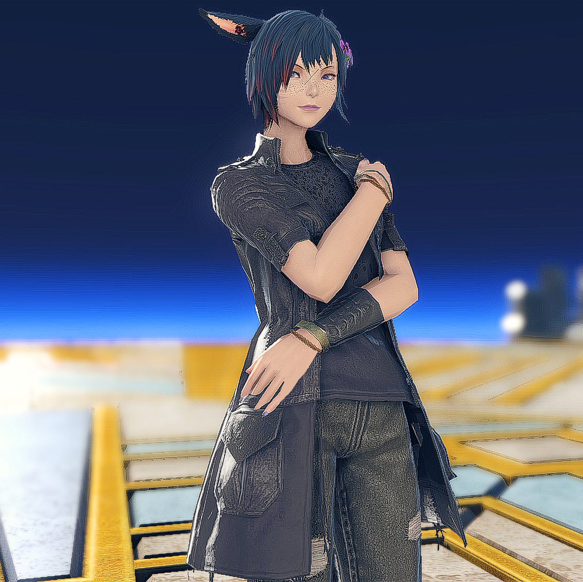 MaverynHB's tweet photo. Tis #MooncatMonday and giving Maveryn Hoardebreaker/Primal Maveryn/Mooncat Maveryn a little time in the limelight 🌙💜

#GPOSERS #FFXIVScreenshot #FFXIVLeviathan #FFXIVPrimal #FFXIVMiqote https://t.co/IJJ3gapYLb