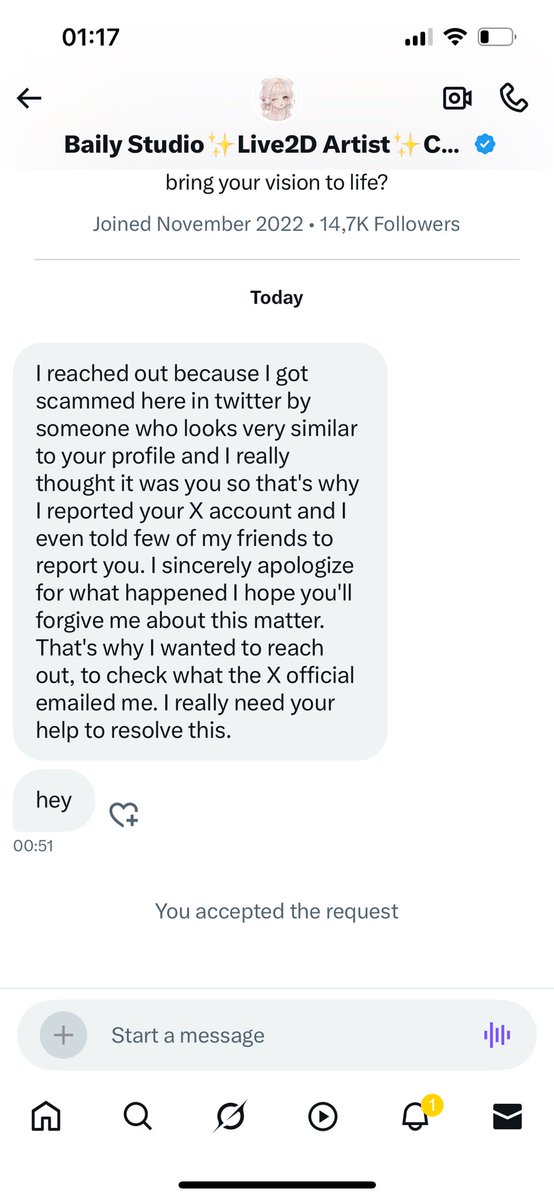 ALKANimate | 2d rigging comm (closed for 2025) | (@alkanimate) on Twitter photo account of <a href="/Baily_ovo/">Baily Studio✨Live2D COMM OPEN✨(Account Recovered)</a> has been hacked , i just got a dm from the account, reminder to check their mention if u see a sus dm ! account of <a href="/Baily_ovo/">Baily Studio✨Live2D COMM OPEN✨(Account Recovered)</a> has been hacked , i just got a dm from the account, reminder to check their mention if u see a sus dm !