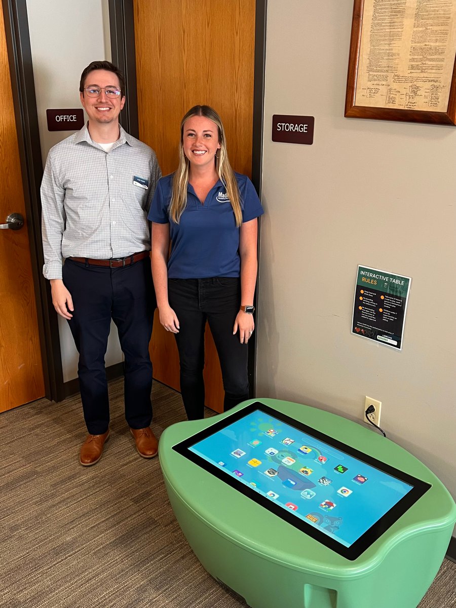 We’re excited to support the Bunker Hill Public Library District with a new interactive technology table for their children’s section—made possible through our partnership with the FRS Community Grant Program! Proud to invest in the future of our local communities. 📚